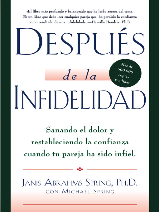 Title details for Después de la infidelidad by Janis A. Spring - Available